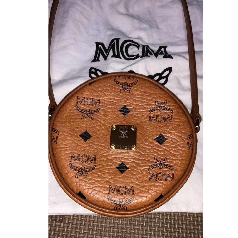 MCM mini Round crossbody